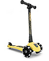 Scoot and Ride Foldable Kids Scooter Highwaykick 3 LED - Lemon - 3-6 years old Scooters