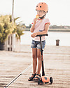 Scoot and Ride Foldable Kids Scooter Highwaykick 3 LED - Peach - 3-6 years old Scooters