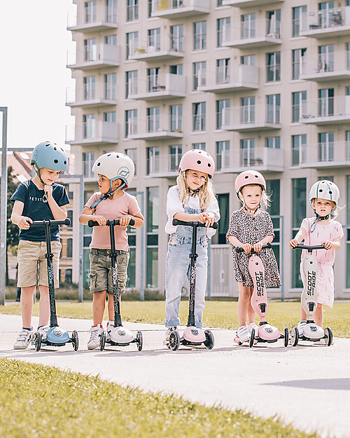 Scoot and Ride Foldable Kids Scooter Highwaykick 3 LED - Rose - 3-6 years old Scooters