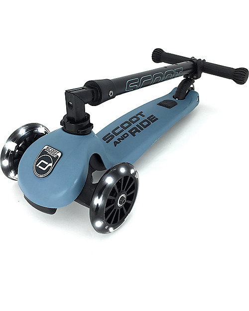 Scoot and Ride Foldable Kids Scooter Highwaykick 3 LED - Steel - 3-6 years old Scooters