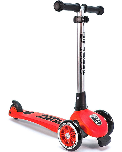 Scoot and Ride Foldable Kids Scooter Highwaykick 3, Rosso - 3-6 years old Scooters