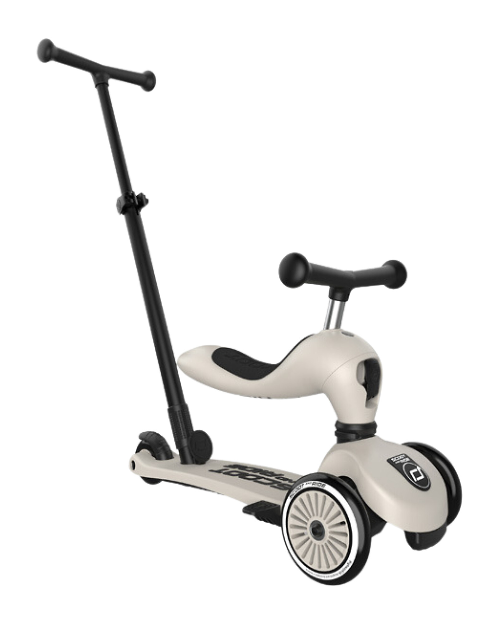 Scoot and Ride Highwaykick 1 Push and Go with Push Bar - Ash