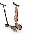 Scoot and Ride Highwaykick 1 Push and Go with Push Bar - Mocha Scooters
