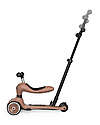 Scoot and Ride Highwaykick 1 Push and Go with Push Bar - Mocha Scooters