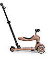 Scoot and Ride Highwaykick 1 Push and Go with Push Bar - Mocha Scooters
