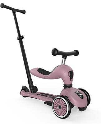 Scoot and Ride Highwaykick 1 Push and Go with Push Bar - Wildberry Scooters