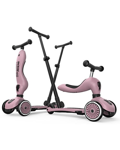 Scoot and Ride Highwaykick 1 Push and Go with Push Bar - Wildberry Scooters