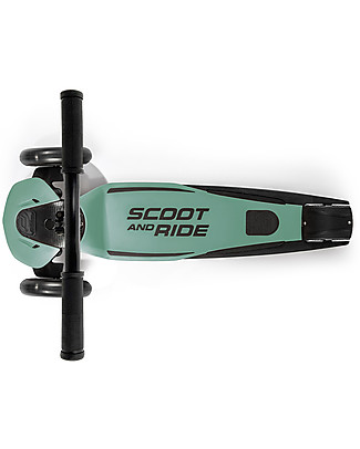Scoot and Ride Highwaykick 5  Led monopattino 5+adulto forest Scooters
