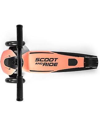 Scoot and Ride Highwaykick 5  Led monopattino 5+adulto peach Scooters