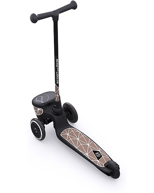 Scoot and Ride HWK2 Lifestyle Kids Scooter - Brown Lines - 2 to 5 years - Up to 50kg! Scooters