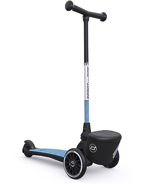 Scoot and Ride HWK2 Lifestyle Kids Scooter - Reflective Steel - 2 to 5 years - Up to 50kg! Scooters