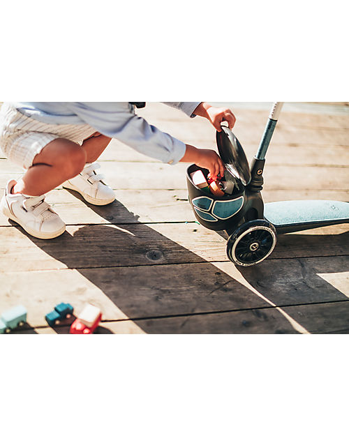 Scoot and Ride HWK2 Lifestyle Kids Scooter - Reflective Steel - 2 to 5 years - Up to 50kg! Scooters