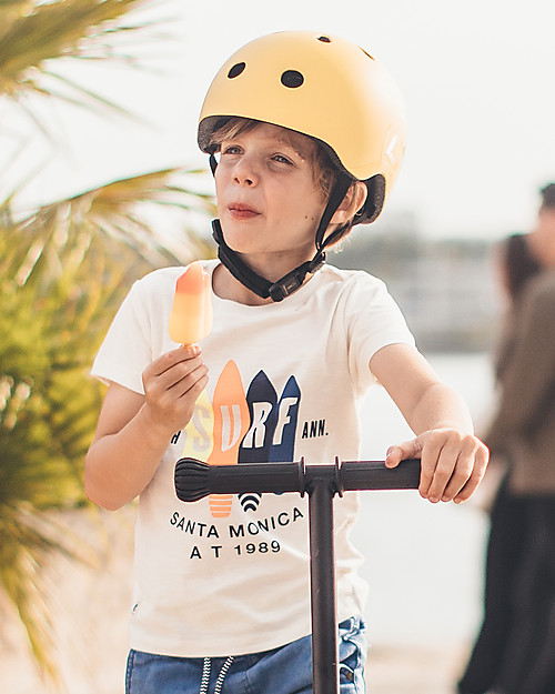 Scoot and Ride Kids Helmet S-M - Lemon - 51-55 cm Bicycle Helmets