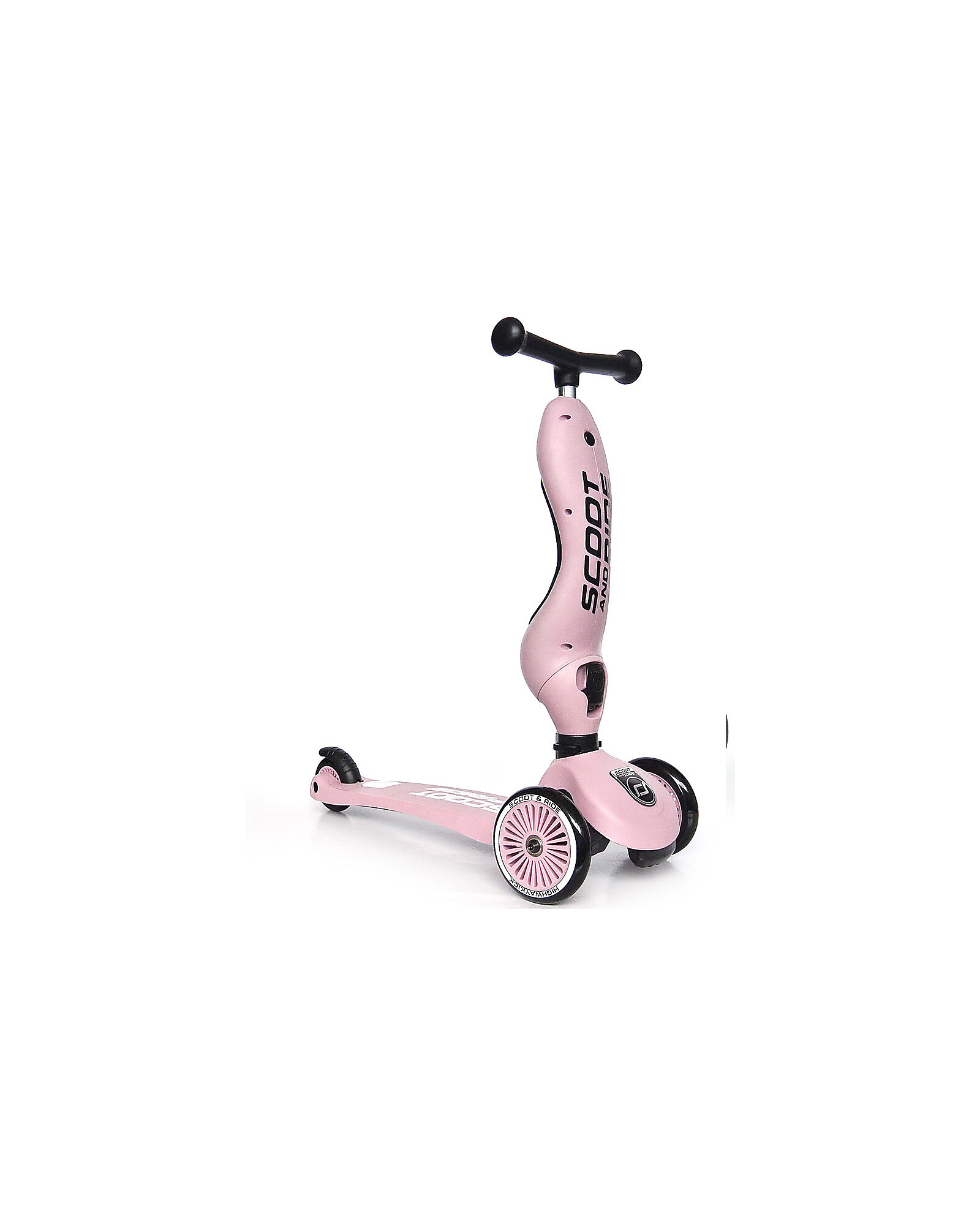 Scoot and Ride OUTLET 2in1 Scooter and Balance Bike Highwaykick 1 Pink From 1 up to 5 years old Showroom Sample unisex bambini