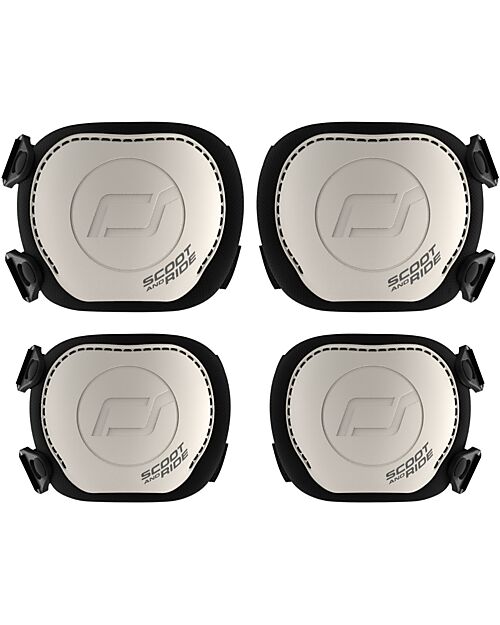 Scoot and Ride S Elbow and Knee Protective Set - Ash Bicycle Accessories