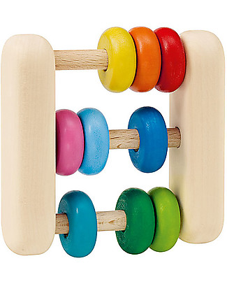 Selecta Abacus, Wooden Toy - Perfect from birth, great for touching sense Newborn Toys