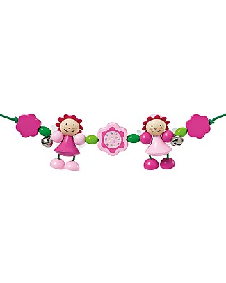 Selecta Rosalie - Wooden pram chain, 63 cm Stroller Accessories