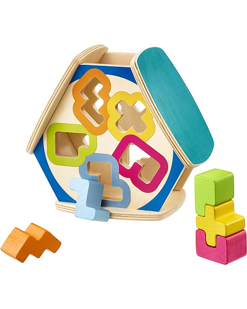 Selecta Sortino - Shape Sorting Wooden Toy Montessori Toys