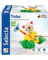 Selecta Tinka, Wooden Pull-Along Cat, with Bell! Pull Toys