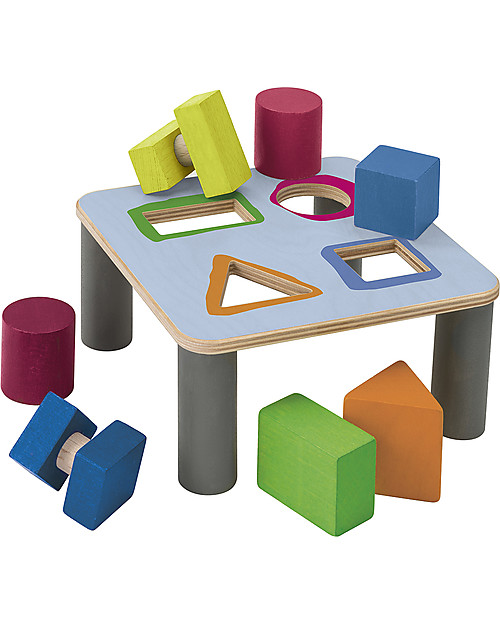 Selecta Twist and Sort Fun - Shape Sorting Wooden Toy Wooden Stacking Toys