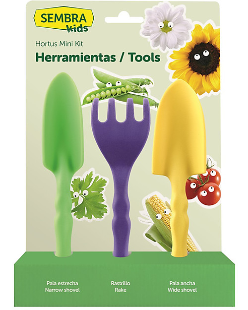 Sembra Mini Kit Tools - Use them to plant and grow your vegetables Gardening Toys