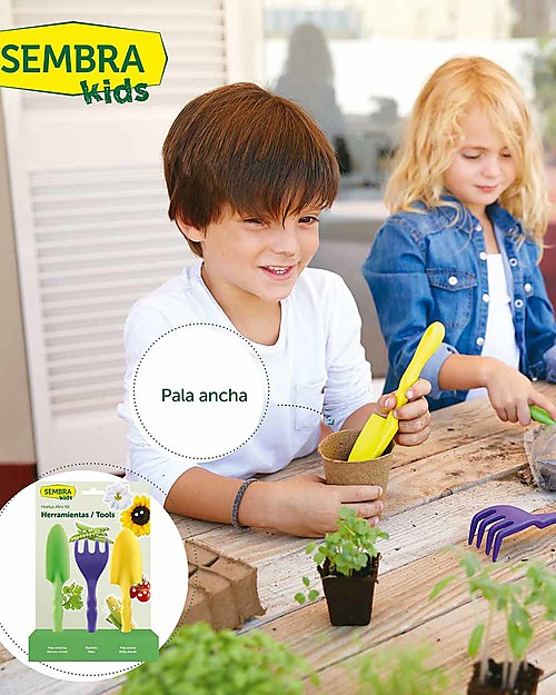Sembra Mini Kit Tools - Use them to plant and grow your vegetables Gardening Toys