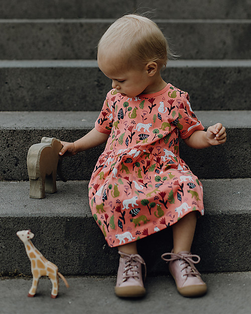 Sense Organics Amea Baby Dress - Leopard - 100% Organic Cotton Dresses_