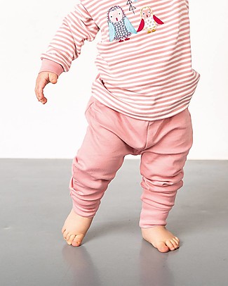Sense Organics Baby Pant Yoy - Rosa - 100% Organic Cotton Trousers