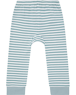 Sense Organics Bright Retro Baby Leggings - Blue - 100% Organic Cotton Trousers