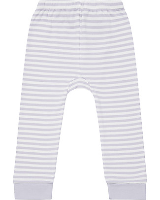 Sense Organics Bright Retro Baby Leggings - Lilac - 100% Organic Cotton Trousers