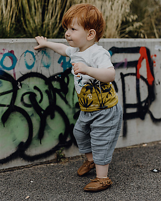 Sense Organics Charlie baby short - dusty blue - 100% Organic Cotton Shorts