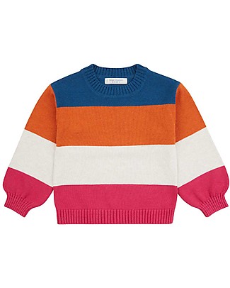 Sense Organics Delia Knitted Sweater - Stripes - 100% Organic Cotton Jumpers