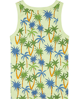 Sense Organics Don Retro Vest - Palm Tree - 100% Organic Cotton Vests