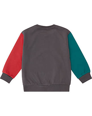 Sense Organics Dongo Sweater - Dark Grey Pinwheel - 100% Organic Cotton GOTS Sweatshirts