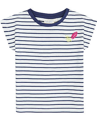 Sense Organics Dora Shirt - Navy Stripes - 100% Organic Cotton T-shirts