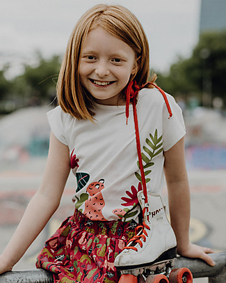 Sense Organics Dora T-shirt - Leopard - 100% Organic Cotton T-Shirts And Vests