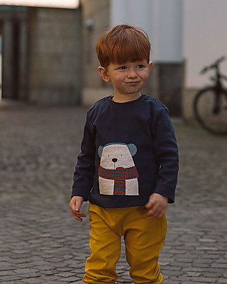 Sense Organics Elan Long Sleeves Shirt - Polar Bear - 100% Organic Cotton Long Sleeves Tops
