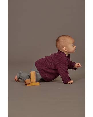 Sense Organics Etenia Baby Knitted Leggings - Grey - 100% Organic Cotton GOTS Leggings