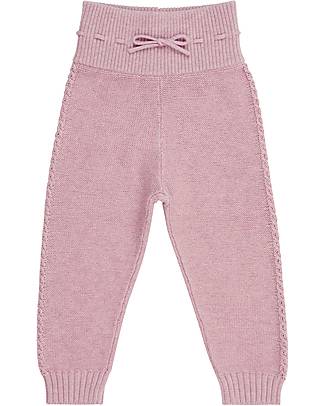 Sense Organics Etenia Baby Knitted Leggings - Smoke Rose - 100% Organic Cotton GOTS Leggings