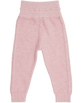 Sense Organics Etenia Baby Knitted Leggings - Smoke Rose - 100% Organic Cotton GOTS Leggings