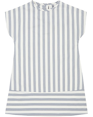 Sense Organics Freja Dress - Blue stripes - 100% Organic Cotton Dresses_