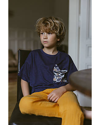 Sense Organics Jannis Shirt with Pocket - Navy - 100% Organic Cotton T-shirts