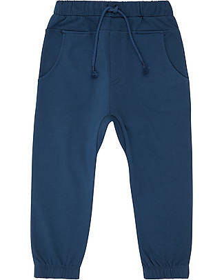 Sense Organics Jarno Sweat Pant - Navy Blue - 100% Organic Cotton GOTS Trousers