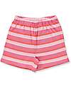Sense Organics Jula Retro Short Pyjama - Eggshell/Pink Stripes - 100% Organic Cotton GOTS Pyjamas