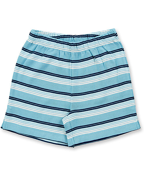 Sense Organics Kafka Retro Short Pyjama - Blue - 100% GOTS Organic Cotton Pyjamas