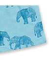 Sense Organics Kafka Retro Short Pyjama - Elephants - Aqua - 100% GOTS Organic Cotton Pyjamas