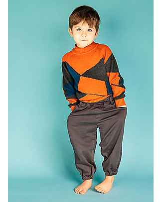 Sense Organics Kaito Lined Pant - Antthracite - Organic Cotton Trousers