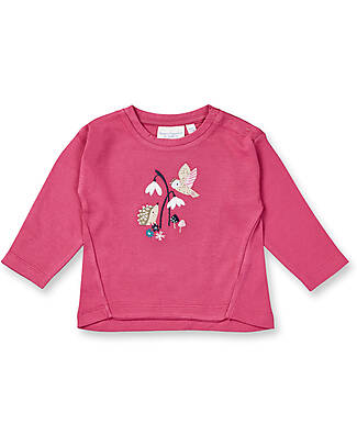 Sense Organics Klara Long Sleeved Baby Shirt - Raspberry - 100% Organic Cotton Long Sleeves Tops