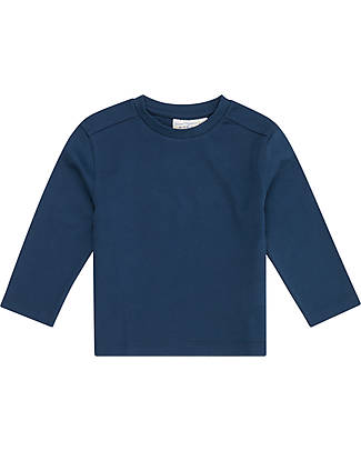 Sense Organics Luke Baby Shirt - Navy Blue - 100% Organic Cotton GOTS Long Sleeves Tops