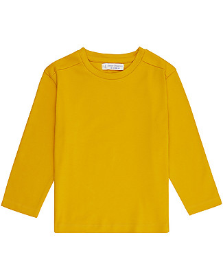 Sense Organics Luke Long Sleeves Baby Shirt - Mustard - 100% Organic Cotton Long Sleeves Tops